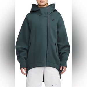 Nike Sportswear Tech Fleece Women's Oversized Full-Zip Hoodie Cape Size Medium